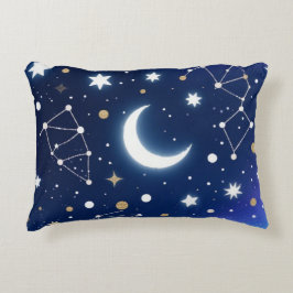 Dreamy Starry Night Himmel Dekorativ kudde - Celes