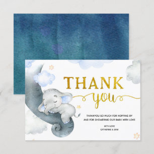 Dreamy Stars Elephant Boy Tack-kort Tack Kort