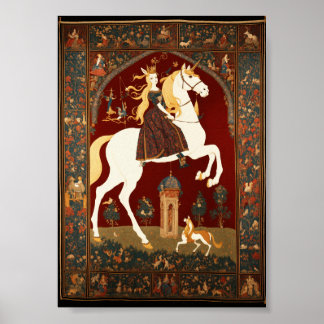 Dreamy Sunset Tapestry - Soft Pastel Aesthetic Wal Poster