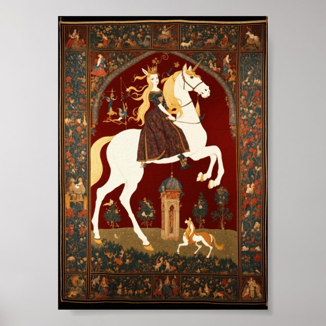 Dreamy Sunset Tapestry - Soft Pastel Aesthetic Wal Poster (Framsidan)