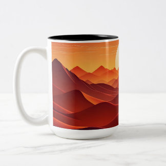 Dreamy Sunset Wave Horizon Mugg