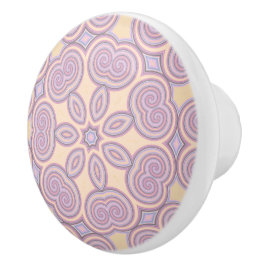 Dreamy Swirls - Pastel Psychedelic Mönster Knopp