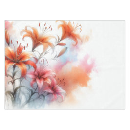 Dreamy Tiger Lily Watercolor