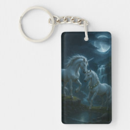 Dreamy Unicorn Acrylic Keychain