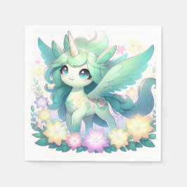 Dreamy Unicorn Baby Shower Pappersservett