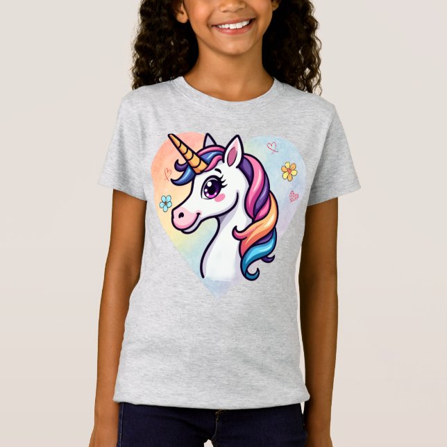 Dreamy Unicorn Tshirt T Shirt (Framsida)