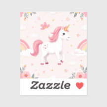 Dreamy Unicorns, Rainbows, Flowers, Cute