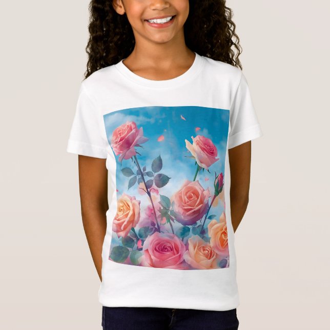 Dreamy Vibrant Ro T Shirt (Framsida)