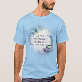 Dreamy-viloläge och viloläge | Vattenfärgsfärgton T Shirt