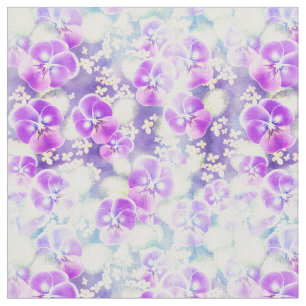 Dreamy Violet Mönster Tyg