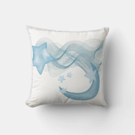 Dreamy Watercolor Abstract Fleece Blanket Kudde