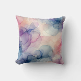 Dreamy Watercolor Bläck Art Kudde