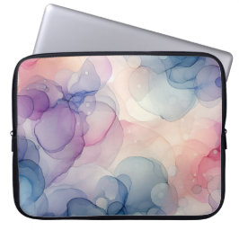 Dreamy Watercolor Bläck Art Laptop Fodral