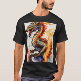 Dreamy Watercolor Dragon T-Shirt