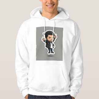Dreamy Watercolor T-shirt med Whimsical Ban Bloc Hoodie