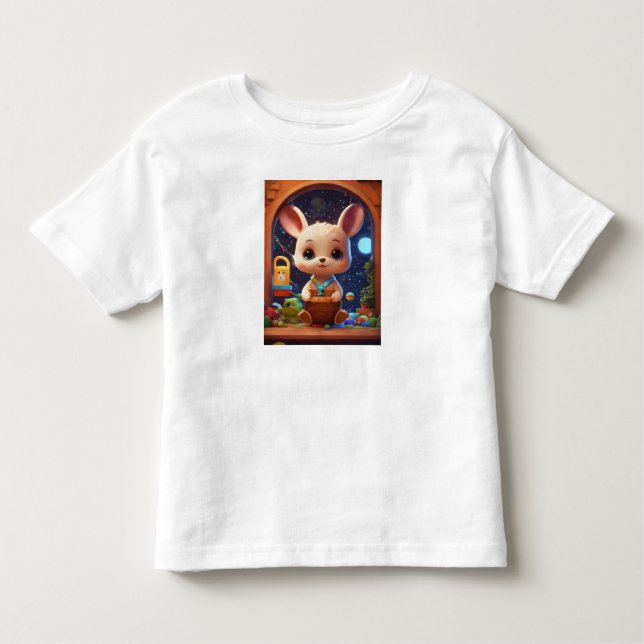 "Dreamy Watercolor Tvättar Kids Tecknad T-Shirt De (Framsida)