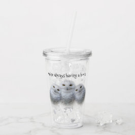 Dreamy Wisdom of Snowy Uggla Family Take Away Mugg