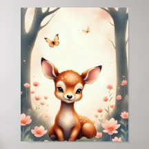 Dreamy Woodland Hjort Nursery Baby & Kids