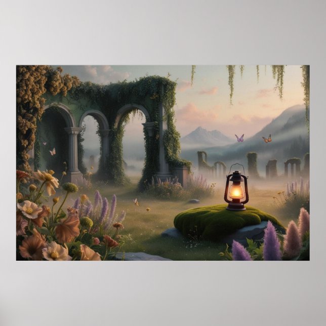 Dreamy Woodland Poster (Framsidan)