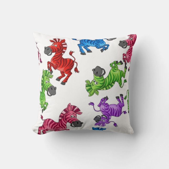 Dreamy Zebra World 2 Kudde (Framsida)