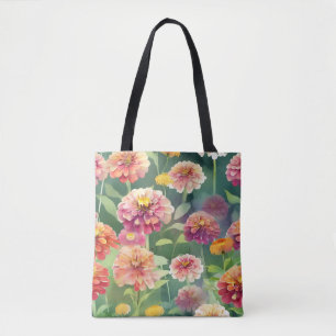 Dreamy Zinnia Flowers Tygkasse