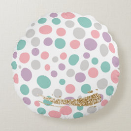 DreamyPastels Rund Kudde