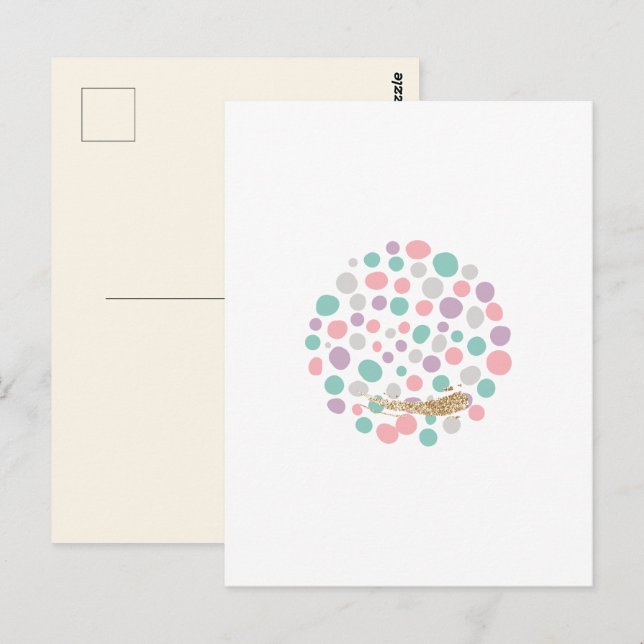 DreamyPastels Vykort (Fram/baksida)