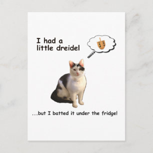 Dredel Cat-vykort Vykort