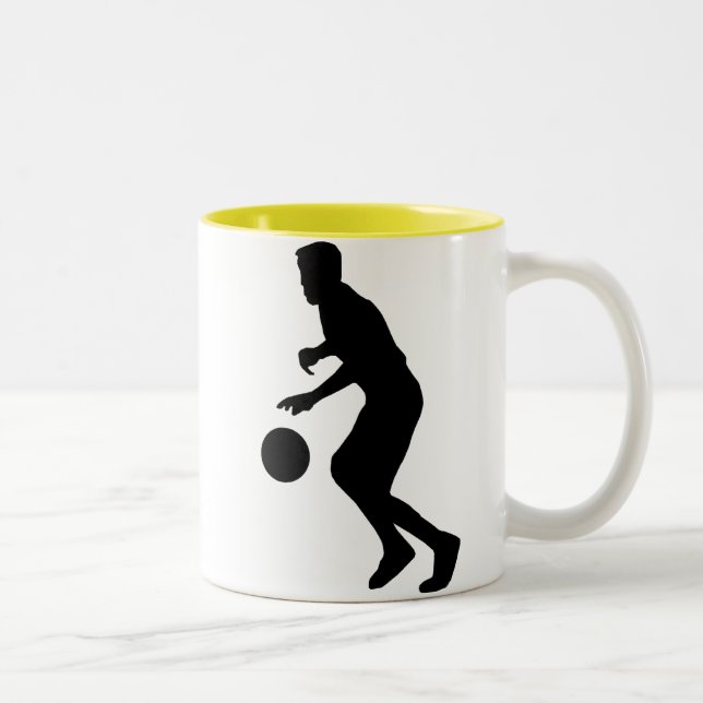 Dregla basket Två-Tonad mugg (Höger)