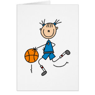 Dregla basketkortet hälsningskort