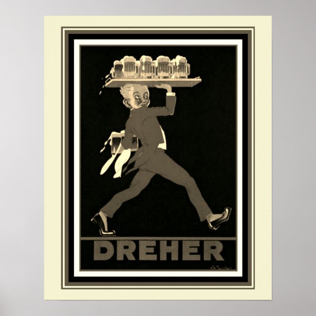 Dreher Beer Poster 16 x 20 (Framsidan)