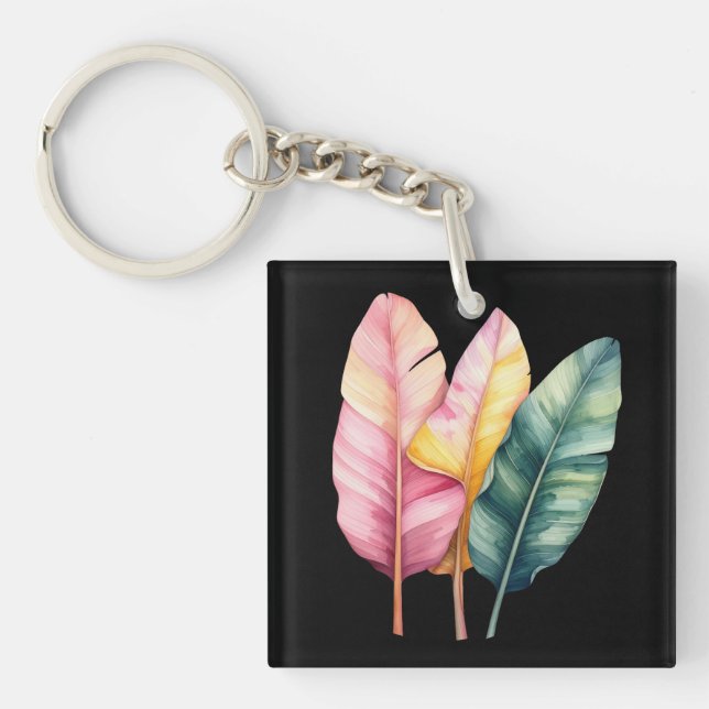 Drei Bananen Blätter in Pastellfarben  (Framsidan)