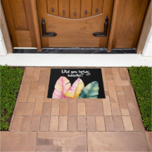 Drei Bananen Blätter in Pastellfarben 