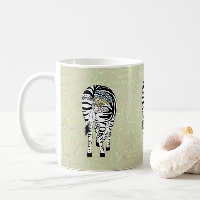 Drei Zebras Kaffemugg (Med munk)