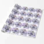 Dreidel Boy Presentpapper<br><div class="desc">Barnlik teckning av en pojke som snurrar drömmaren.</div>