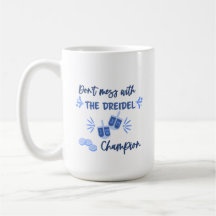 Dreidel Champion Humor Hanukkah Mugg