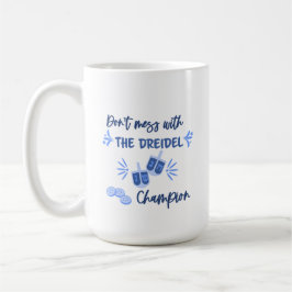 Dreidel Champion Humor Hanukkah Mugg