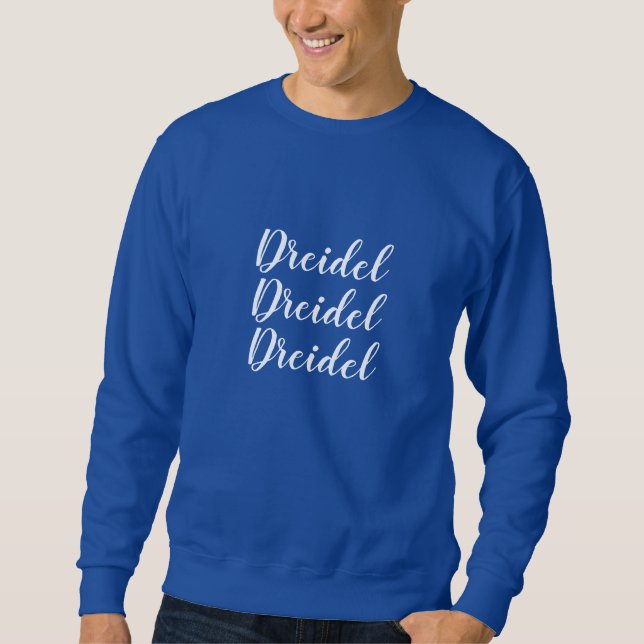 Dreidel Dreidel Dreidel Lång Ärmad Tröja (Framsida)