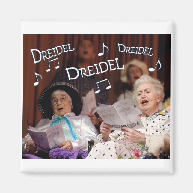 Dreidel Dreidel Dreidel Magnet (Framsidan)