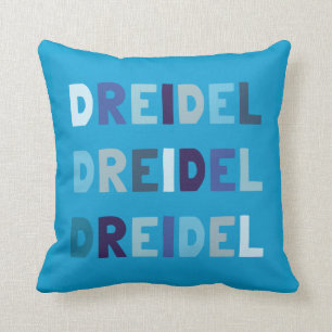 Dreidel Dreidel Dreidel Pillow Kudde