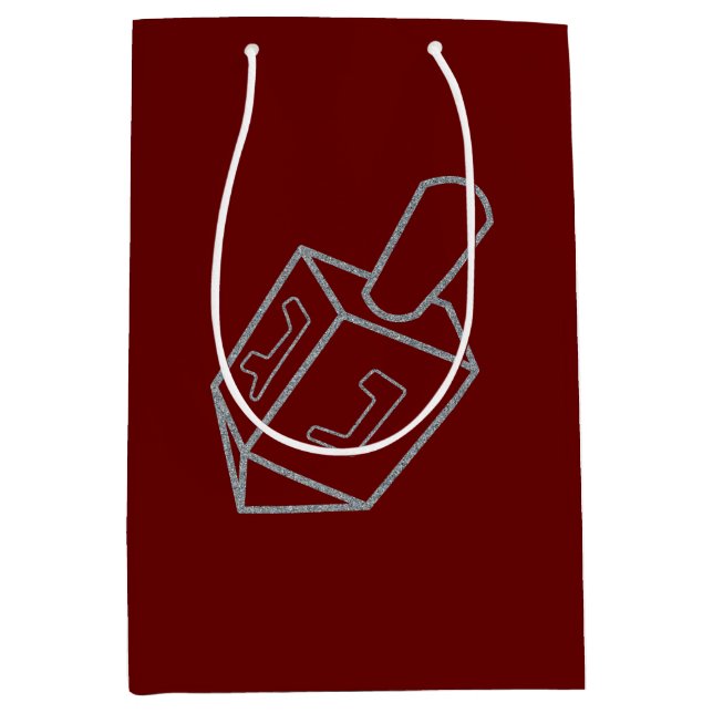 Dreidel Hanukkah Glitter (Framsidan)