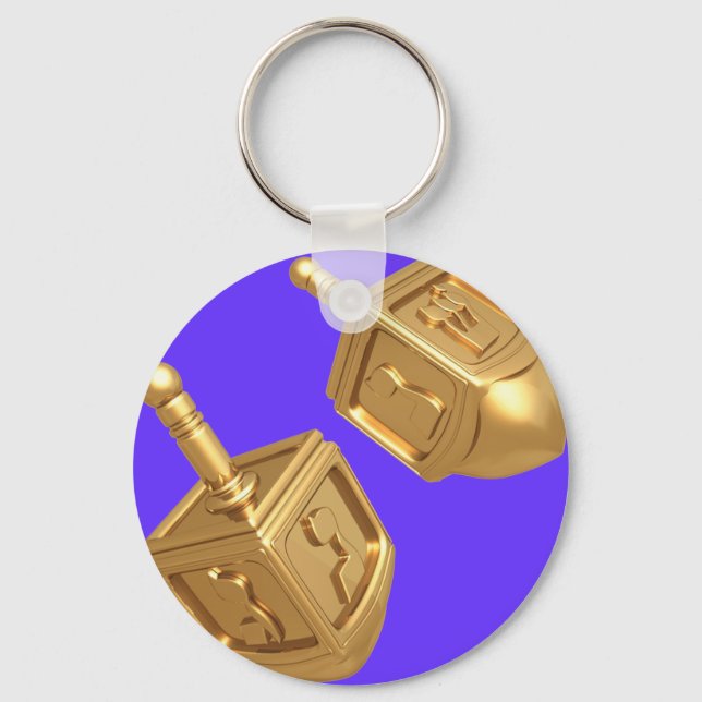 Dreidel Keychain Nyckelring (Framsida)