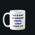 dreidel legend, fantastisk kaffemugg<br><div class="desc">dreidel legend</div>