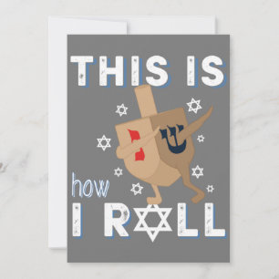 Dreidel Menorah Roligt Hanukkah Present Så Här Gör Inbjudningar