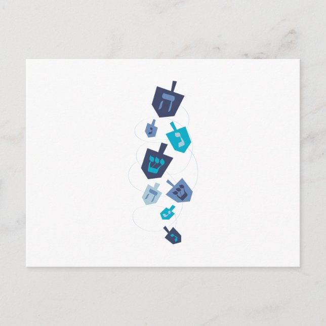 dreidel vykort (Framsida)