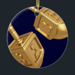 Dreidels prydnad julgransprydnad keramik<br><div class="desc">Dreidels prydnad</div>