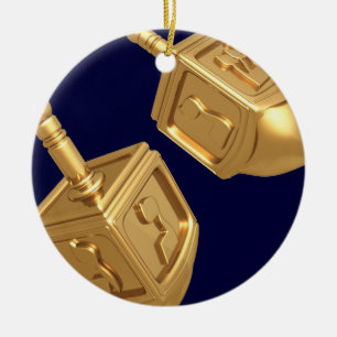 Dreidels prydnad julgransprydnad keramik