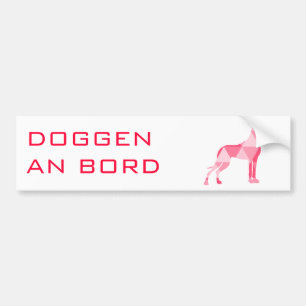 Dreiecks Dogge Bildekal