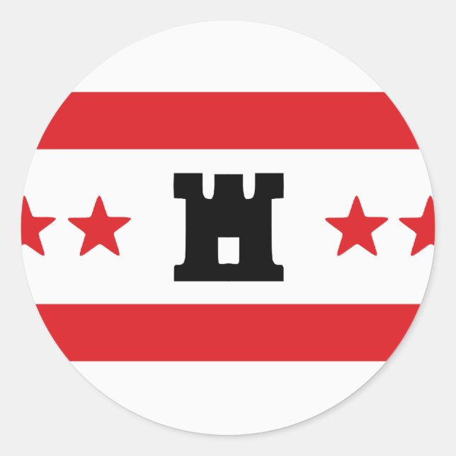 Drenthe, Nederländerna Runt Klistermärke (Framsida)