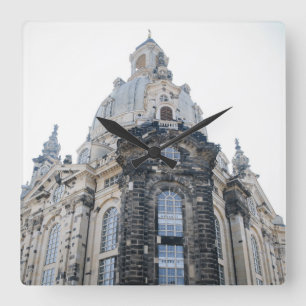 Dresden Cathedral Wall Clock Fyrkantig Klocka